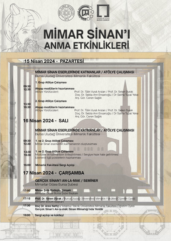 Mimar Sinan'ı Anma Etkinlikleri