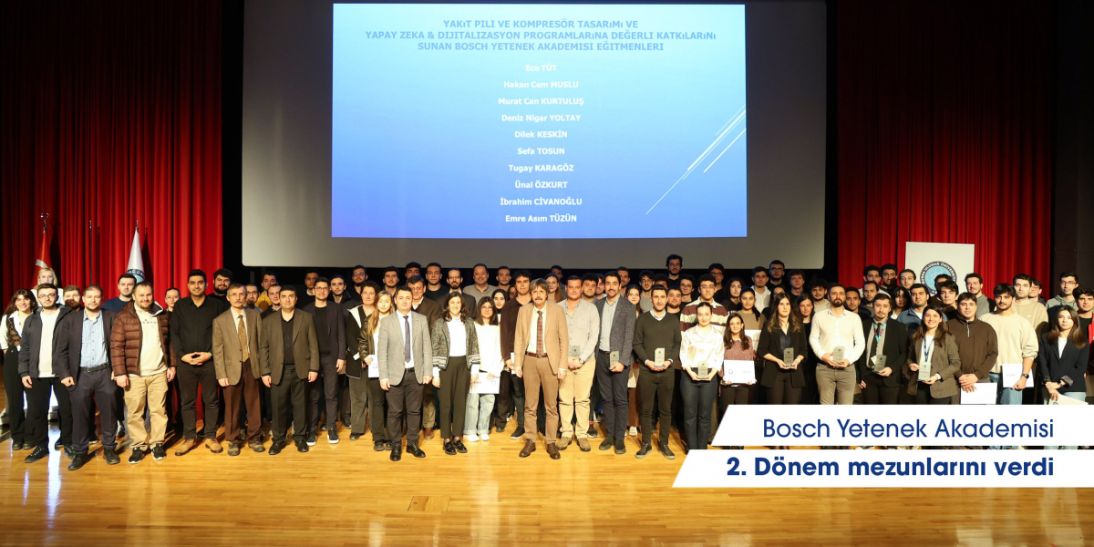 Bosch Yetenek Akademisi 2. Dönem mezunlarını verdi