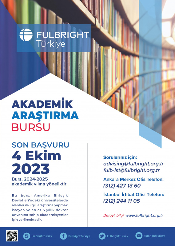 Türkiye Fulbright Eğitim Komisyonu-Akademik Araştırma Bursu