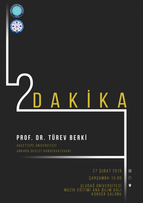  2 Dakika Prof. Türev Berki 27 Şubat 2019 