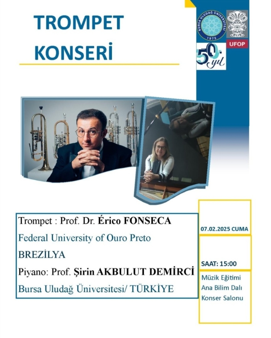 Prof. Dr. Erico Fonseca & Prof. Şirin Akbulut Demirci