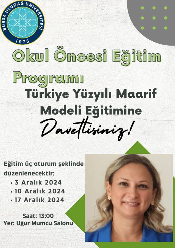 Okul Öncesi Öğretim Programı - Türkiye Yüzyılı Maarif Modeli Eğitimi