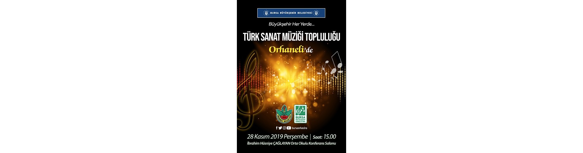  Bursa Büyükşehir Belediyesi Türk Sanat Müziği Topluluğu Konseri 