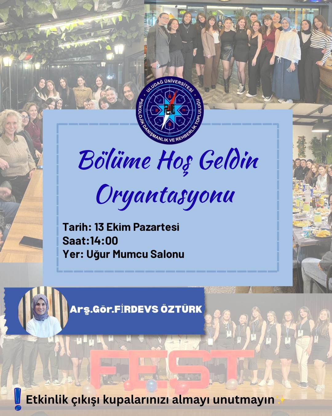 1. Sınıf Öğrencileri Oryantasyon Etkinliği