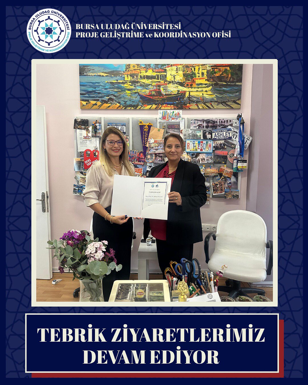 Tebrik Ziyareti (Prof. Dr. Şehnaz Baltacı)