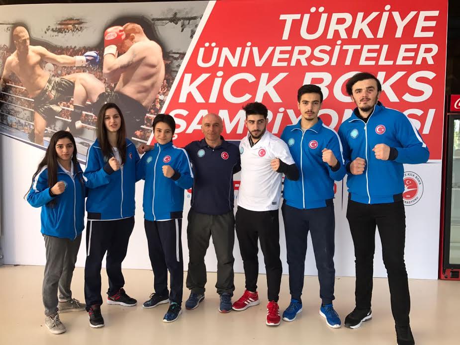  Türkiye Üniversiteler Kick Boks Şampiyonasında Gurur  