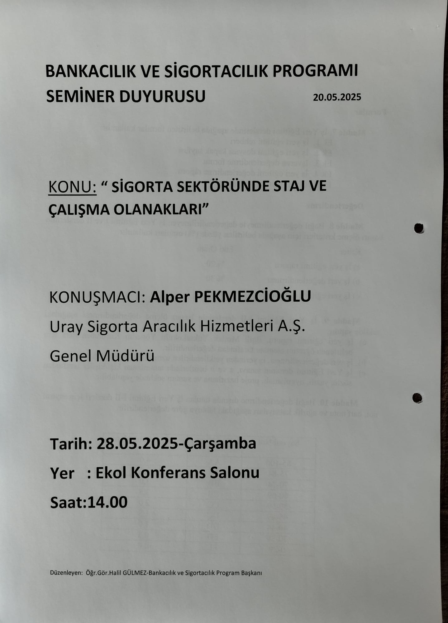 BANKACILIK MESLEĞİ