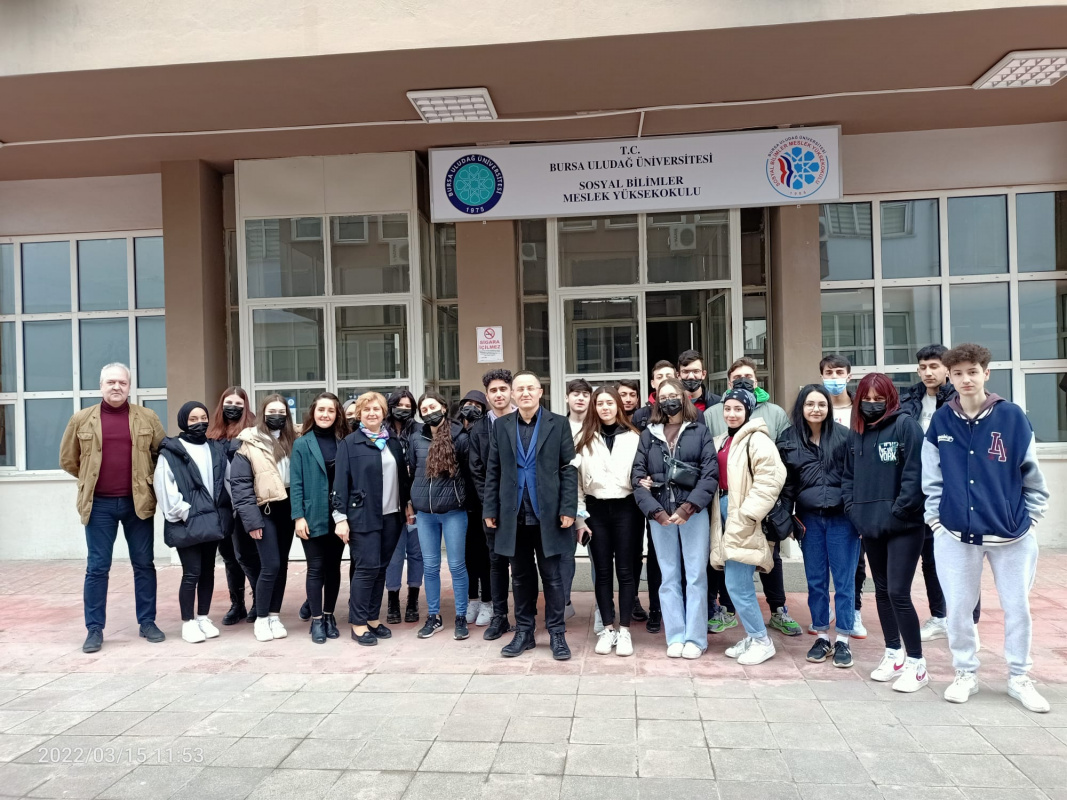  Yıldırım Ticaret Meslek Lisesi Öğretmen ve Öğrencilerinden SBMYO'ya Ziyaret 