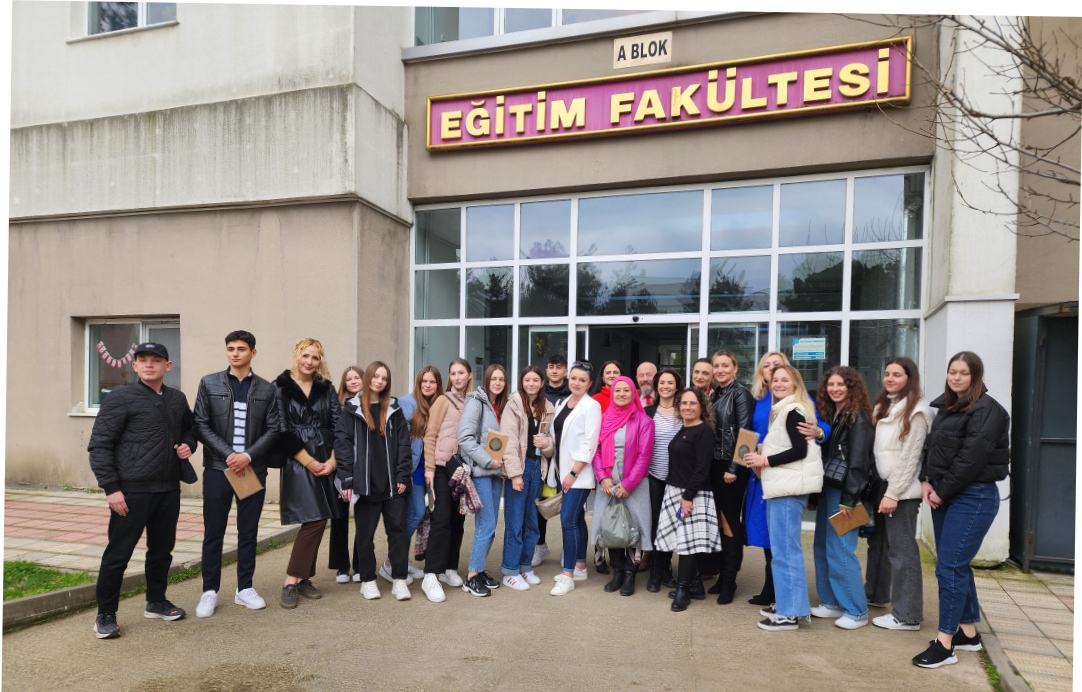 Ternopil Volodymyr Hnatıuk Natıonal Pedagogıcal Üniversitesi akademisyen ve öğrencilerinin ziyareti 