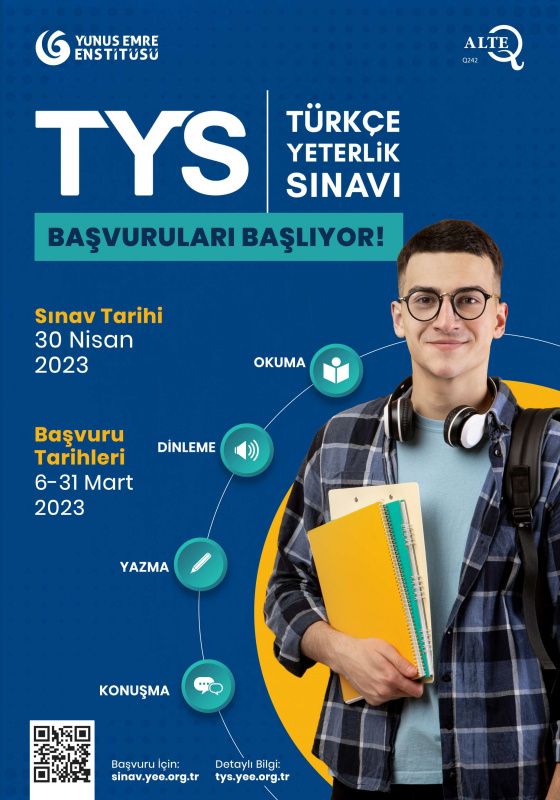 Yunus Emre Enstitüsü Türkçe Yeterlik Sınavı (TYS)