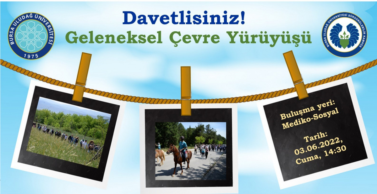  World Envıronment Day: YOU ARE INVITED TO A WALK AT THE CAMPUS 