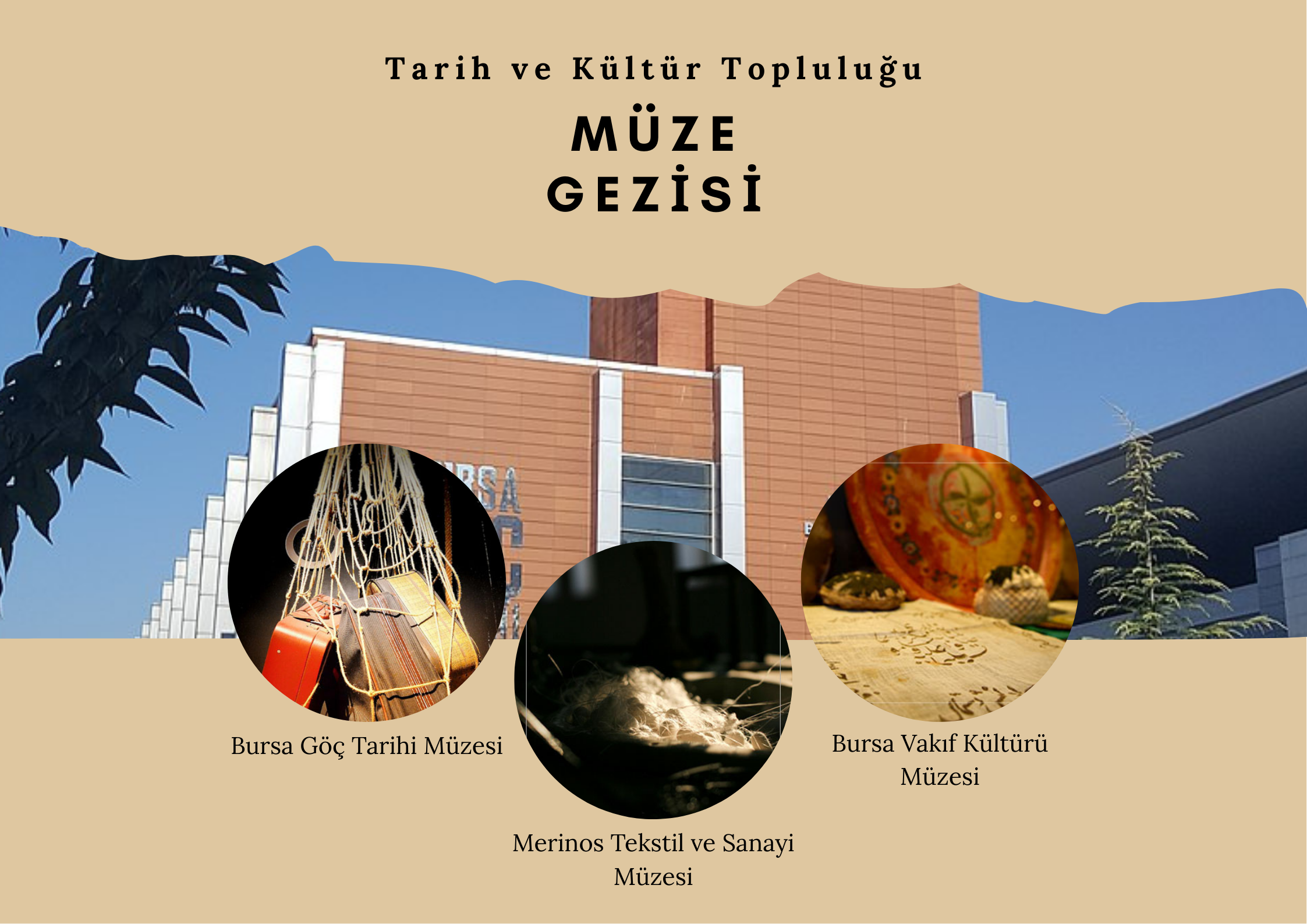 Bursa Göç Tarihi Müzesi, Merinos Tekstil ve Sanayi Müzesi, Bursa Vakıf Kültürü Müzesi
