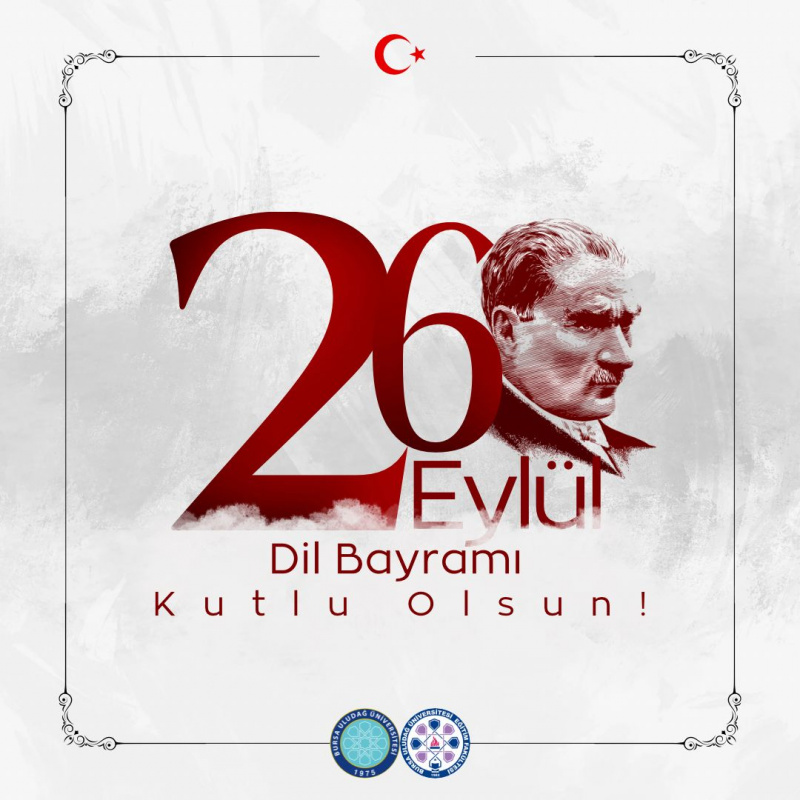 26 EYLÜL DİL BAYRAMI'NIN 92. YILI