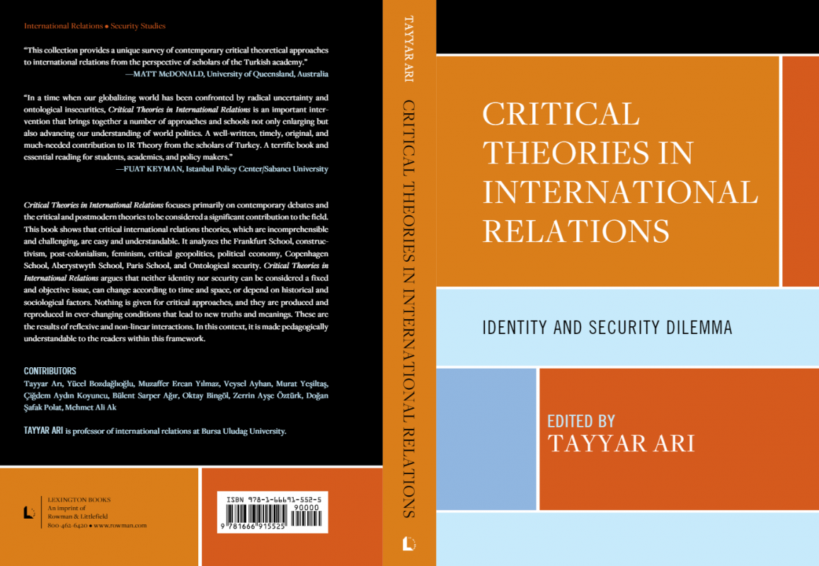 Prof. Dr. Tayyar ARI'nın yeni kitabı Lexington yayınevi(New York) tarafından yayımlandı.