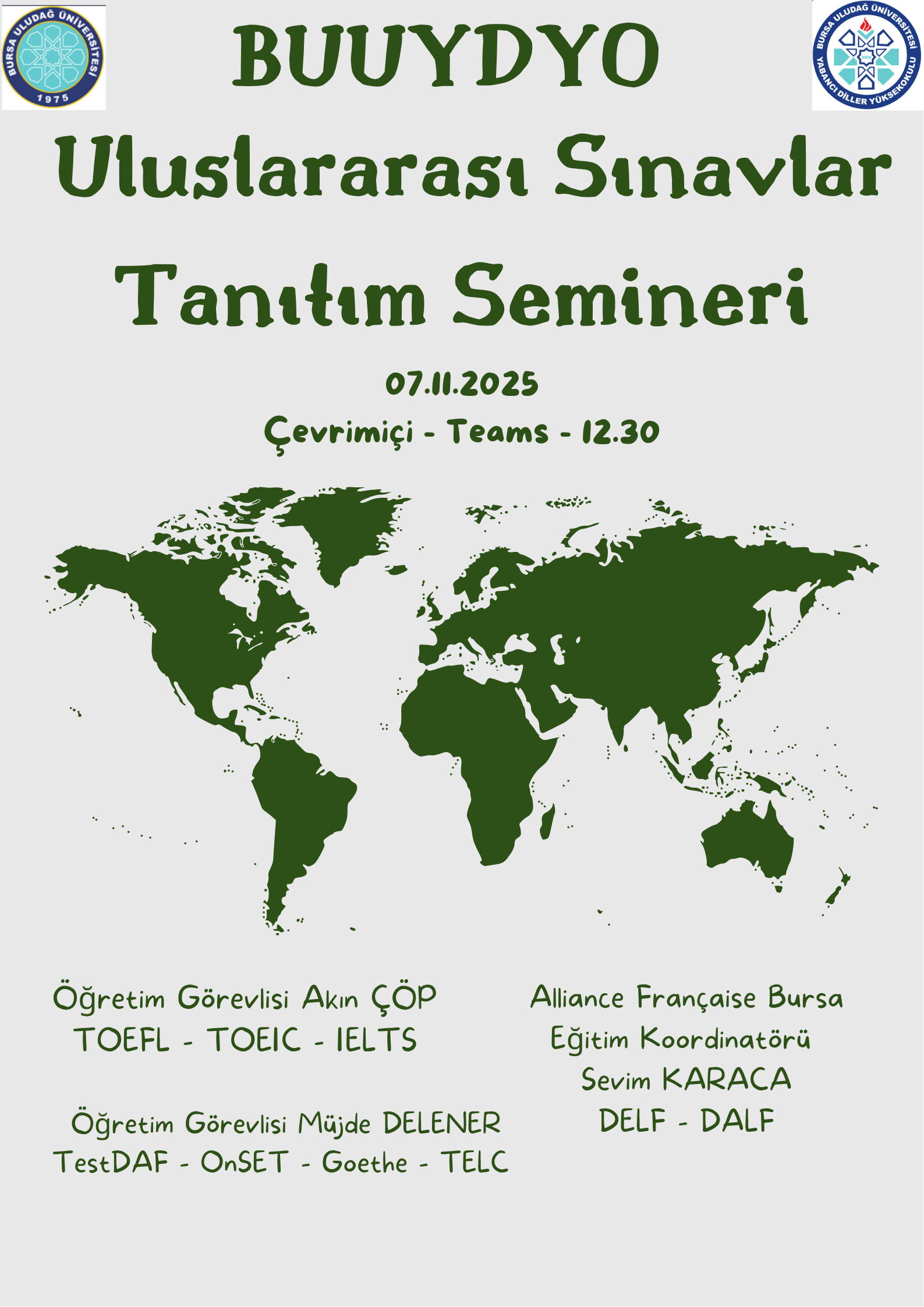 INFORMATIONAL SECTION ON INTERNATIONAL EXAMS 